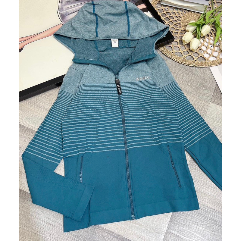 ÁO KHOÁC NỮ KẺ NGANG DỆT KIM QC 40-65kg