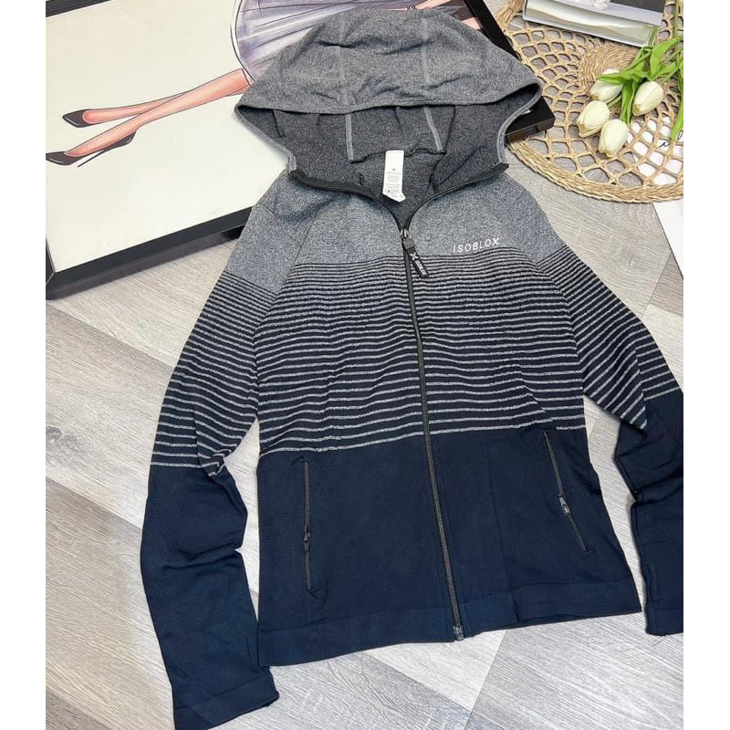 ÁO KHOÁC NỮ KẺ NGANG DỆT KIM QC 40-65kg