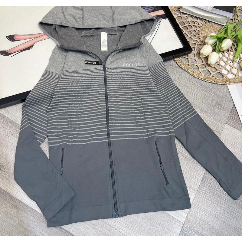 ÁO KHOÁC NỮ KẺ NGANG DỆT KIM QC 40-65kg