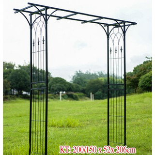 Vòm hoa hồng leo,thép sơn tĩnh điện cao 205cm rộng 115cm