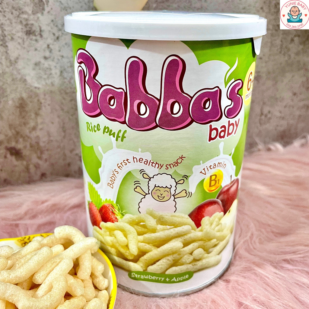 Bánh gạo Babba's 40gr cho bé 7m+