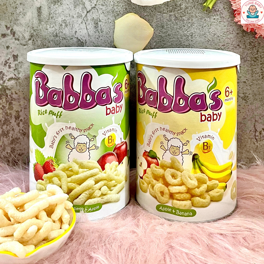 Bánh gạo Babba's 40gr cho bé 7m+