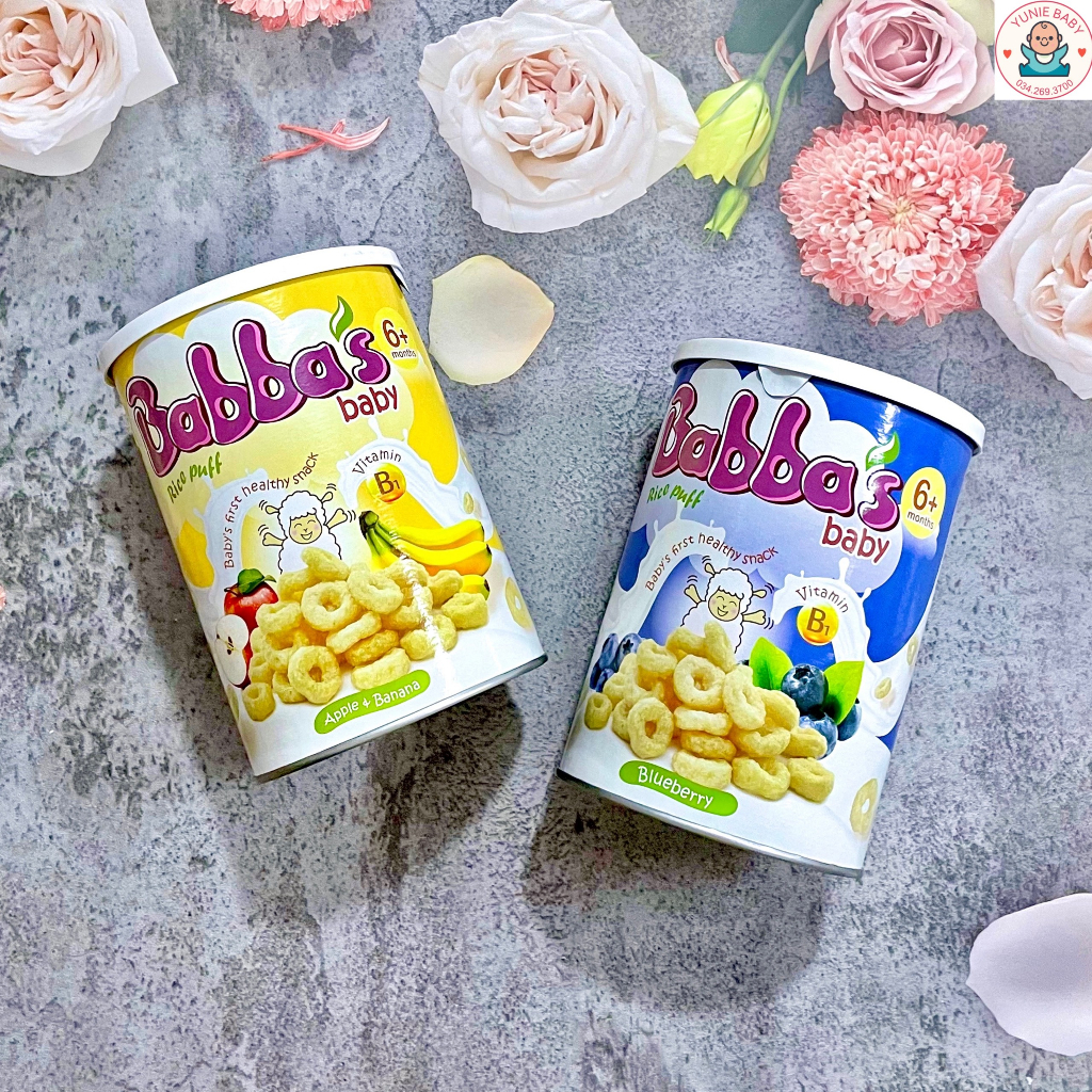 Bánh gạo Babba's 40gr cho bé 7m+