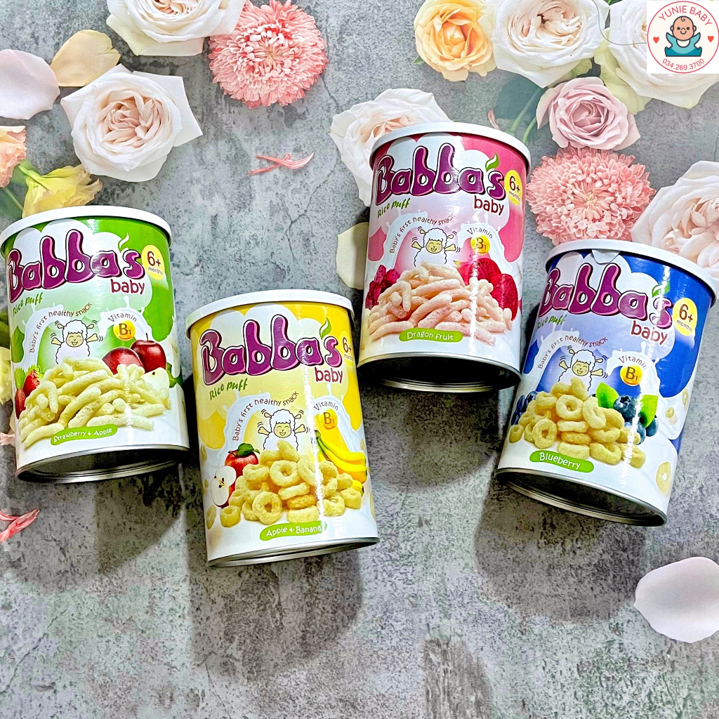 Bánh gạo Babba's 40gr cho bé 7m+