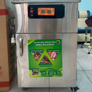 Máy sấy thực phẩm công nghiệp mini. Sấy hạt điều nguyên vị 10kg cho hộ kinh doanh nhỏ - Máy sấy thực phẩm Milotech