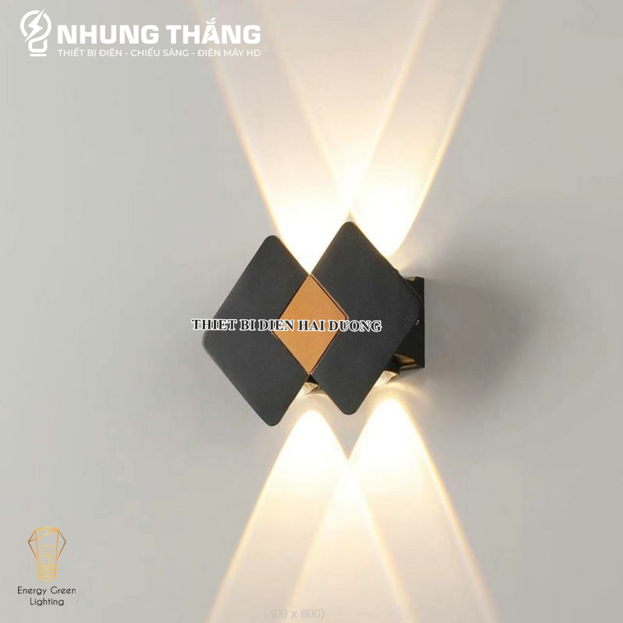 Nhiều Mẫu - Đèn Hắt Tường Chống Nước 2 Đầu Chiếu Sáng DT-02119 - Thân Nhôm - Chip Led Siêu Sáng - Bảo Hành 1 Năm