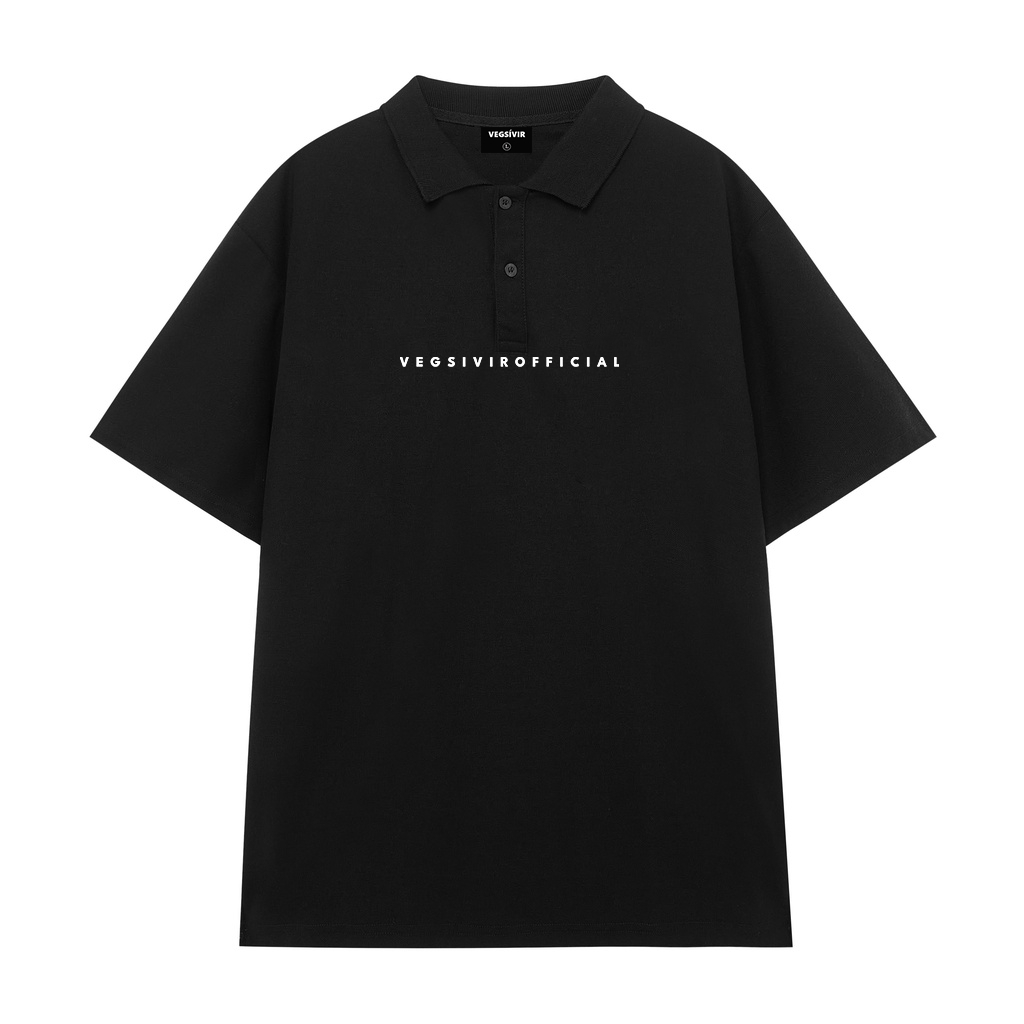 Áo Polo Unisex Vegsivir - Basic/Đen.