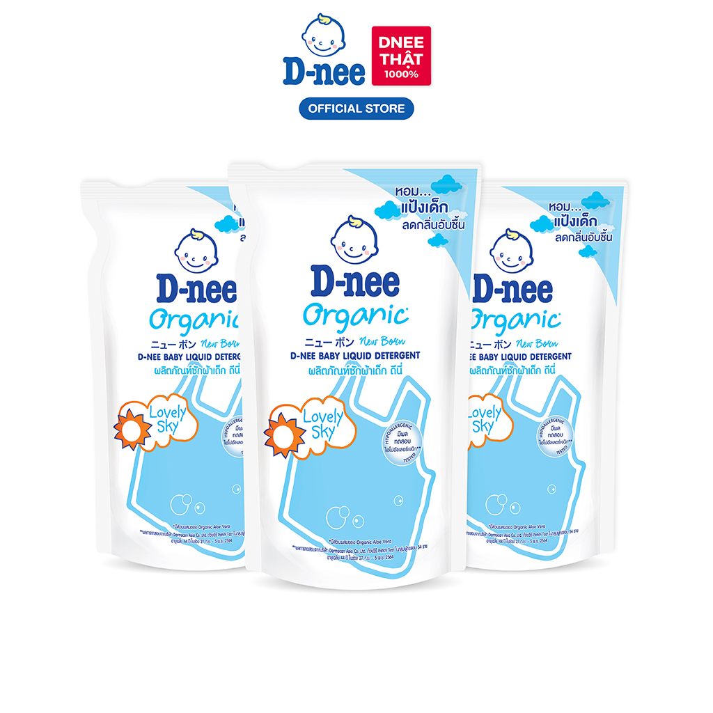 Combo 3 Nước giặt quần áo D-nee 600 ML - Lovely Sky