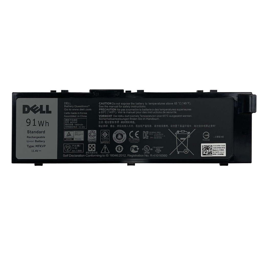 Pin Dell Precision M7510 Series 91Wh