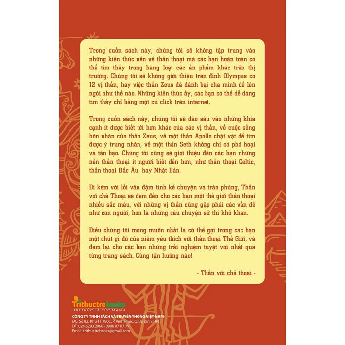 Sách Thần với chả Thoại Thần với chả Thoại Những câu chuyện "MỆT MỎI" về các vị Thần