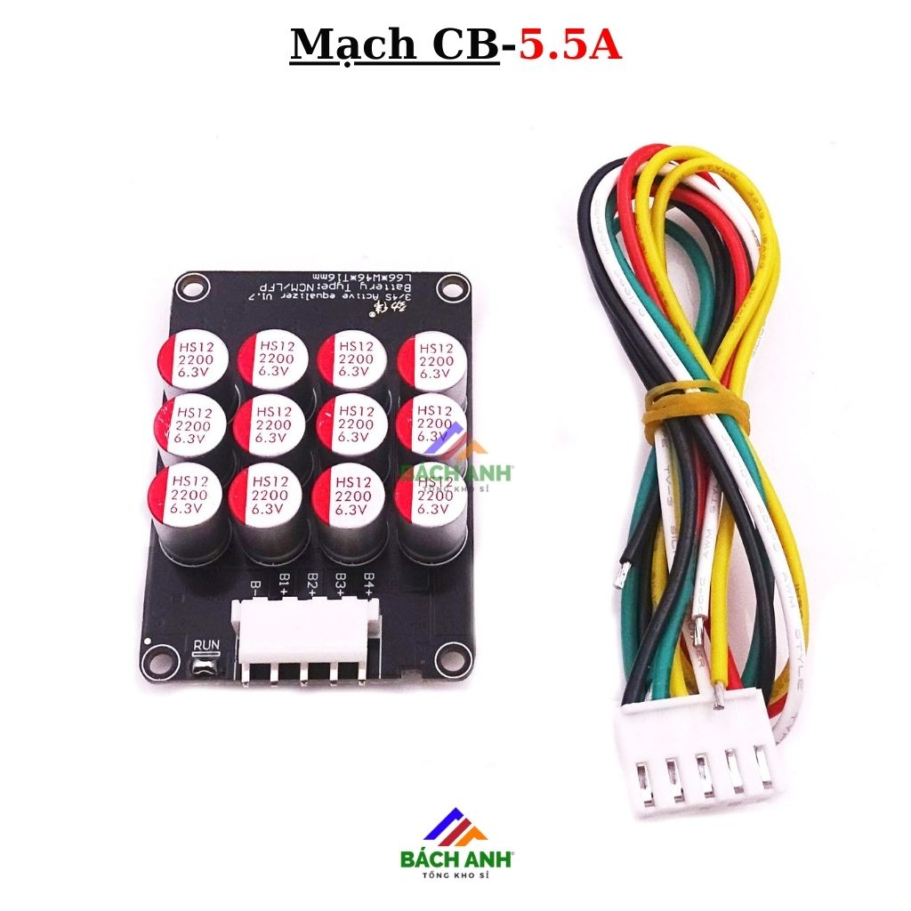 Mạch cân bằng pin Lithium, Lifepo4 5.5A - 4S, 8S, 16S