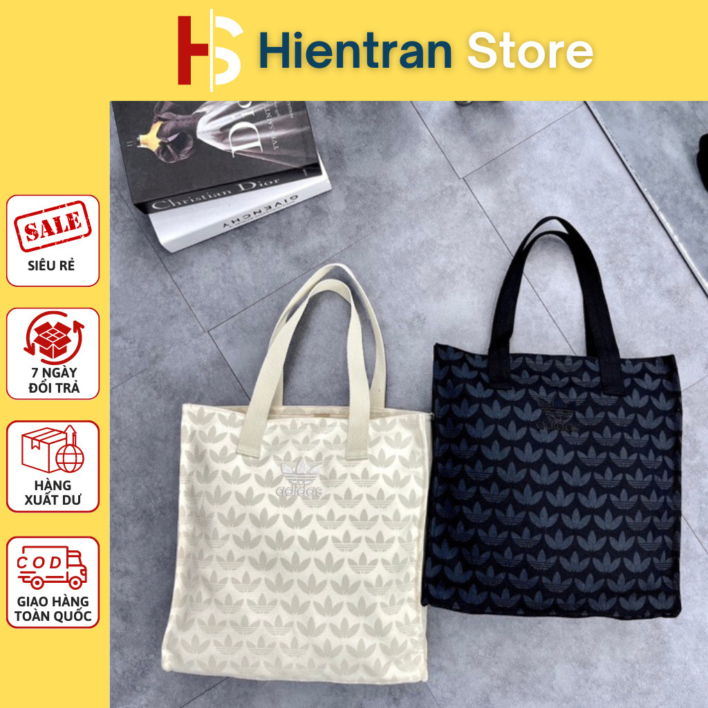 Túi Tote Adi.das in monogram 2 màu Túi Chợ size 39 cm x 35 cm x 8 cm B566