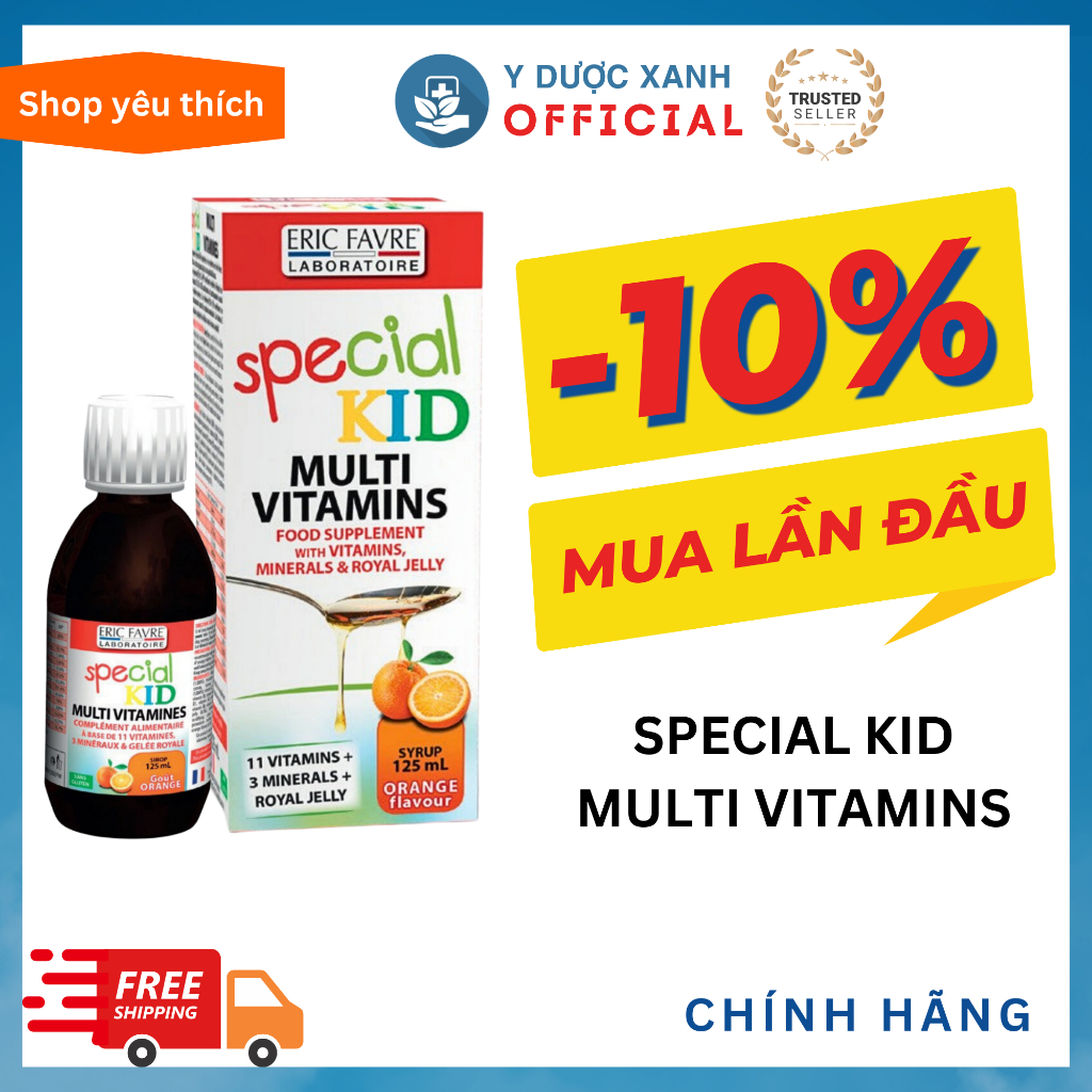 Mua  SPECIAL KID MULTIVITAMINES, 125ml, Vitamin tổng hợp cho bé - Y Dược Xanh