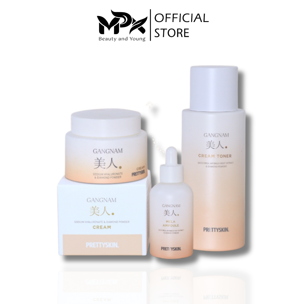 Set 3 món giảm nám GangNam miin Pretty Skin - MPX