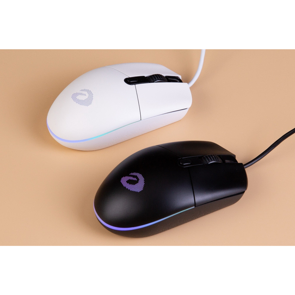 Chuột Gaming DAREU EM908 Pink / Black / White (LED RGB, BRAVO sensor)