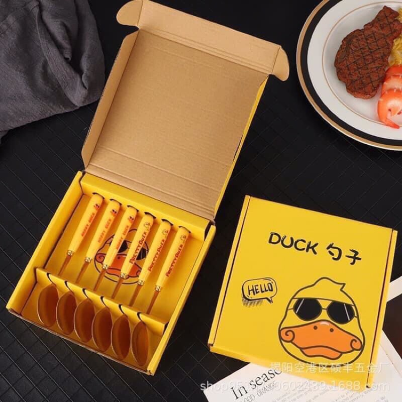6 Thìa Vịt Vàng Duck Siêu Xinh. ĐTBX