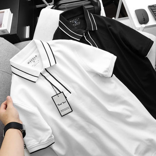 Áo thun cổ trụ thêu logo cao cấp(chất cotton 100% bán lẻ giá sỉ)