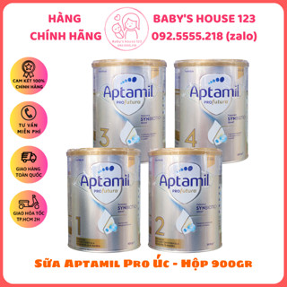 Sữa Aptamil Profutura Úc Số 1,2,3,4 - Hộp 900gr