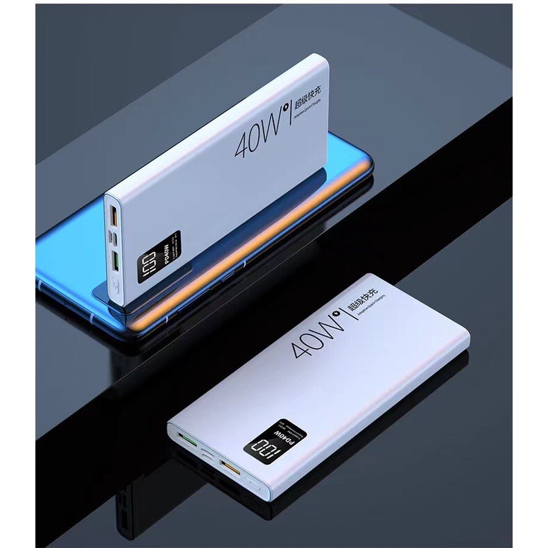 Pin Sạc Dự Phòng 20000mah Sạc Nhanh 40W Màn Hình LED Hiển Thị Pin