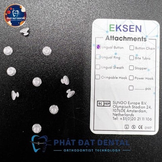 [ SHIP HỎA TỐC HCM ] Nút Dán Button Thẩm Mỹ ( Button Sứ ) Dùng Trong Chỉnh Nha