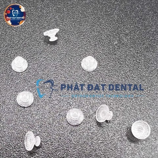 [ SHIP HỎA TỐC HCM ] Nút Dán Button Thẩm Mỹ ( Button Sứ ) Dùng Trong Chỉnh Nha