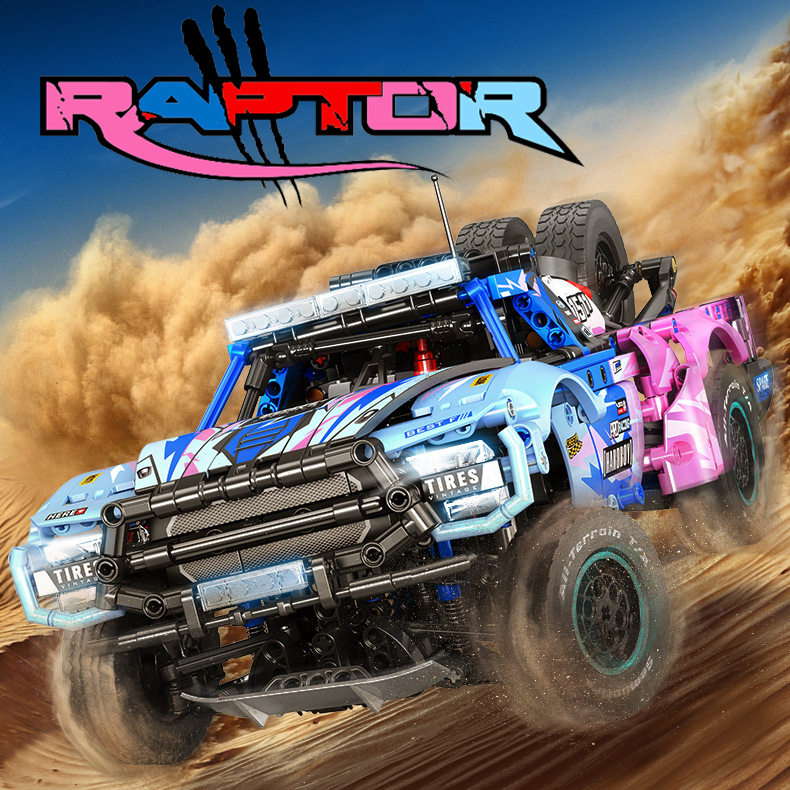 Đồ Chơi Lắp Ráp Xếp Hình Mô Hình Siêu Xe FORD RAPTOR F150 Điều Khiển Từ Xa RC S715006 Với 1341 Mảnh Ghép Tỉ Lê 1:14