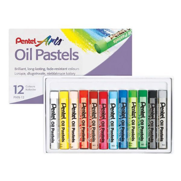 Sáp dầu Pentel 12/24/36/48 màu