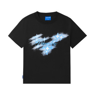 Áo thun baby tee paradox tay lỡ - unisex - in hình - glisten tee - đen, trắng