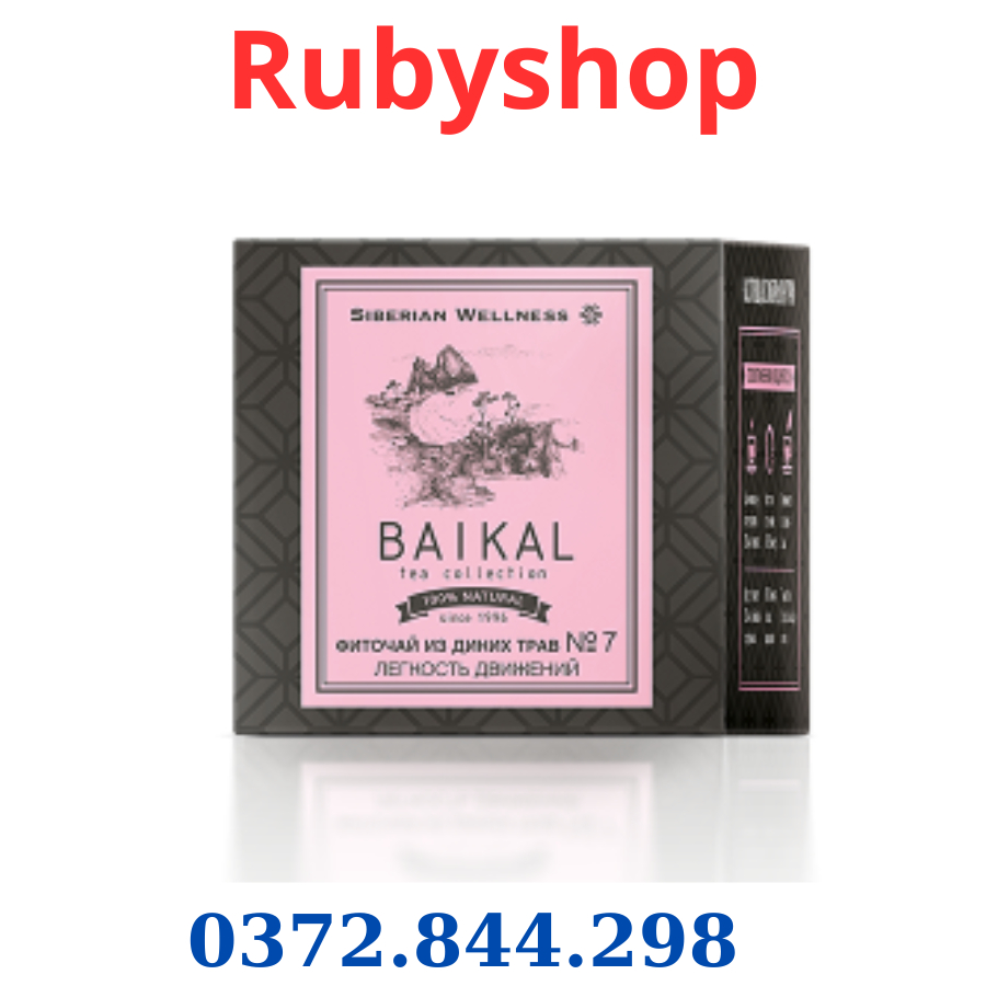 [Trà khớp N7] Trà thảo mộc Siberian Baikal tea collection Herbal tea N7- 30 gói