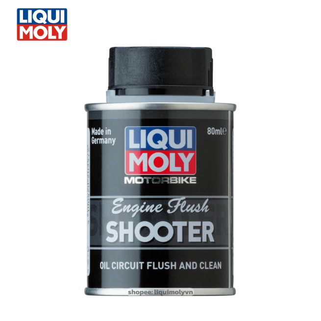 Phụ gia súc rửa động cơ, tẩy carbon LIQUI MOLY ENGINE FLUSH SHOOTER 80ml, OIL CIRCUIT FLUSH AND CLEAN (7901)
