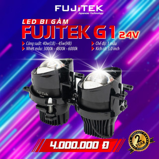 ĐÈN BI GẦM LED FUJITEK 2 CHẾ ĐỘ PHA COS CHỐNG CHÓI DÀNH CHO Ô TÔ