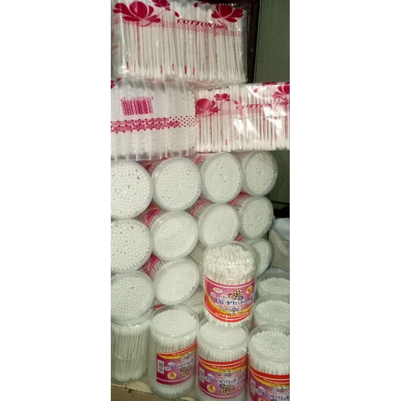 Combo 3 gói tăm bông ngoáy tai người lớn Fanni