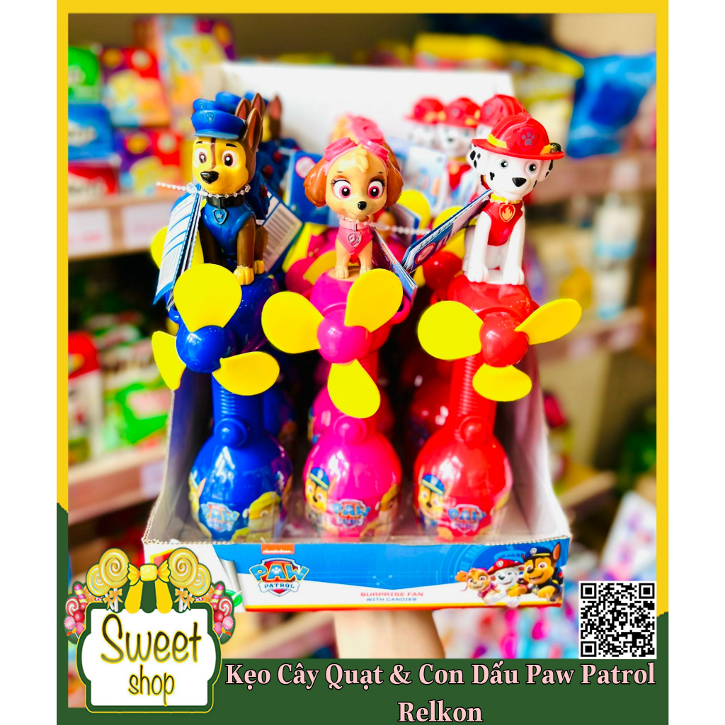 Kẹo Cây Quạt Và Con Dấu Paw Patro