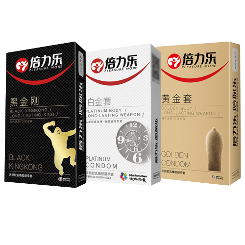 Bao cao su đeo lên màu Đen, Bạc, Vàng , siêu mỏng kéo dài thời gian nhiều gel - Hộp 10 chiếc