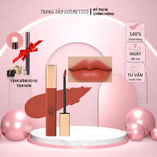 Son kem 3CE Cloud Lip Tint Active Lady - Hồng Cam Nude