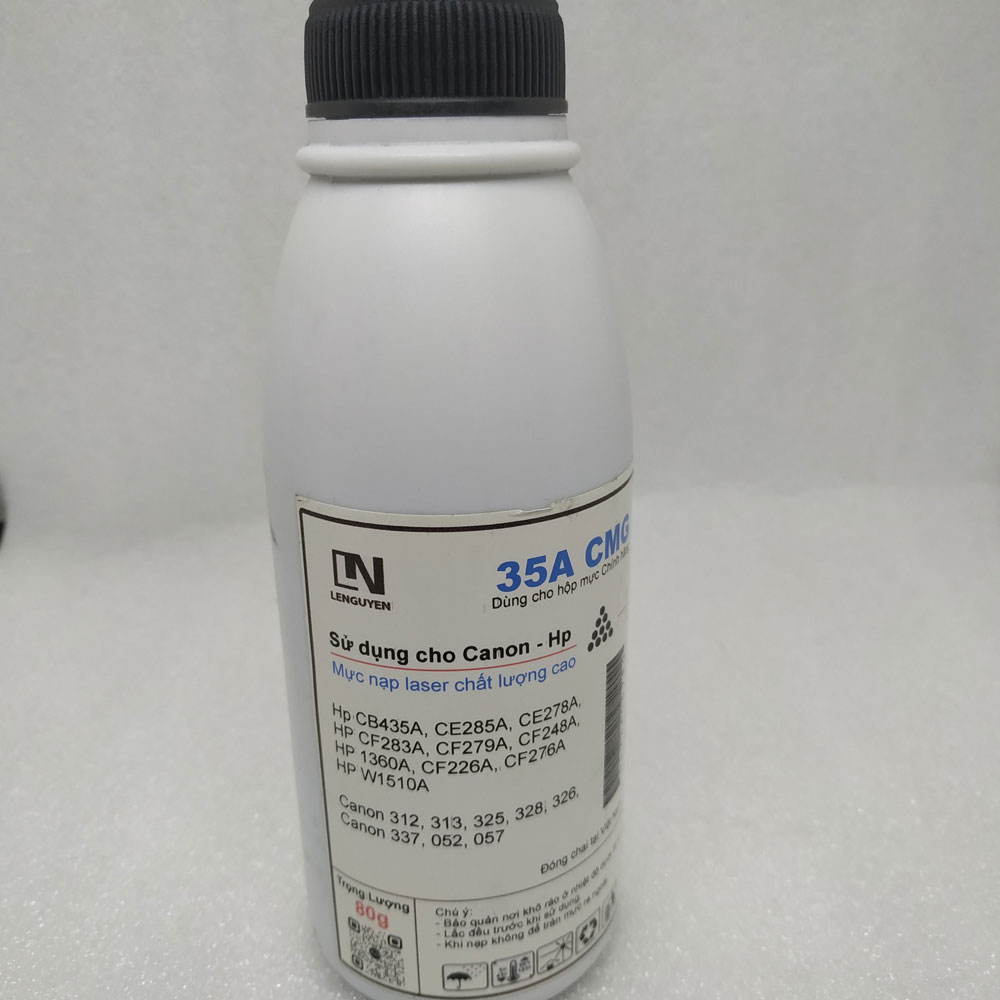 Mực nạp chuyên dụng cho hộp mực chính hãng 35A 85A 48A, Cho máy in HP P1102, P1006, M12A, M15A, M28A . 6030, 6230, 3050