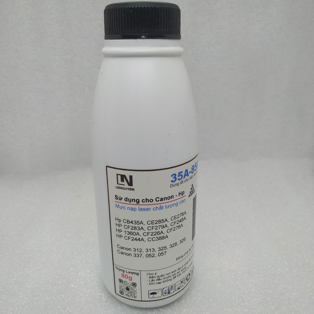Mực nạp 35A 85A 48A Cho máy in HP P1102, P1006, M12A, M15A, M28A Canon 6030, 6230, 3050  đậm, ít thải.