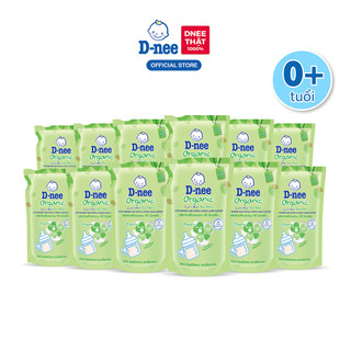 Combo 12 nước rửa bình sữa d-nee organic 550ml