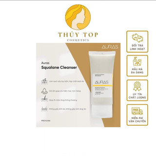 Sữa rửa mặt tẩy trang auras squalane cleanser 50ml làm sạch sâu không khô da giúp lỗ chân lông khô thoáng