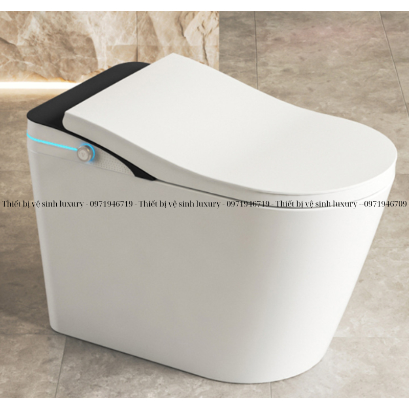 Bồn Cầu Thông Minh Toilet Điện Tử Bệ Xí Bồn Tiêu Bồn Cầu Xịt Nước Tự Động, Bệ Vệ Sinh Gia Đình Sưởi Nhiệt