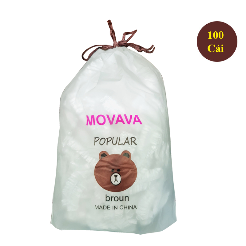 Màng bọc thực phẩm co giãn bo chun có túi gấu size Đại - Movava
