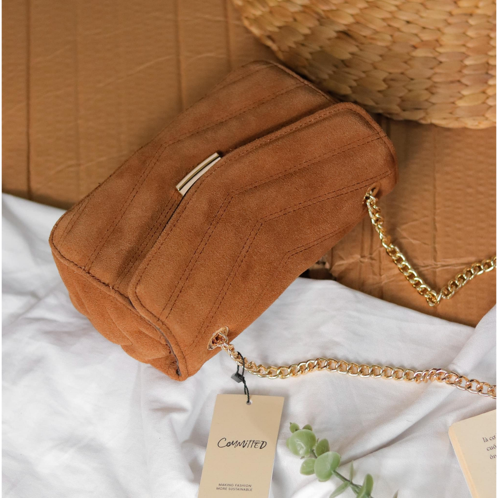 Túi Mango da thật hàng chính hãng