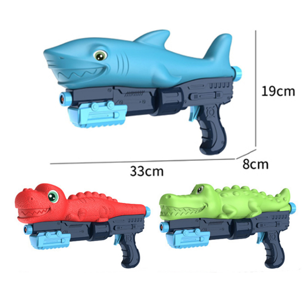 Đồ Chơi Súng Nước Cho Trẻ Em- Đồ Chơi Súng Nước Cá Mập,Cá Sấu,Khủng Long Loại  Lớn