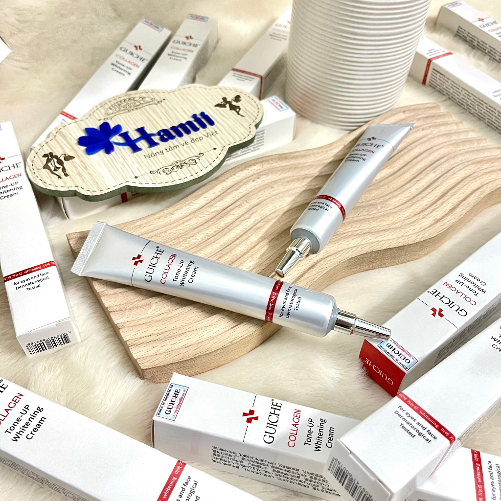 Kem làm Giảm Nám Guiche Collagen Tone Up Whitening Cream 35ml Hàn Quốc