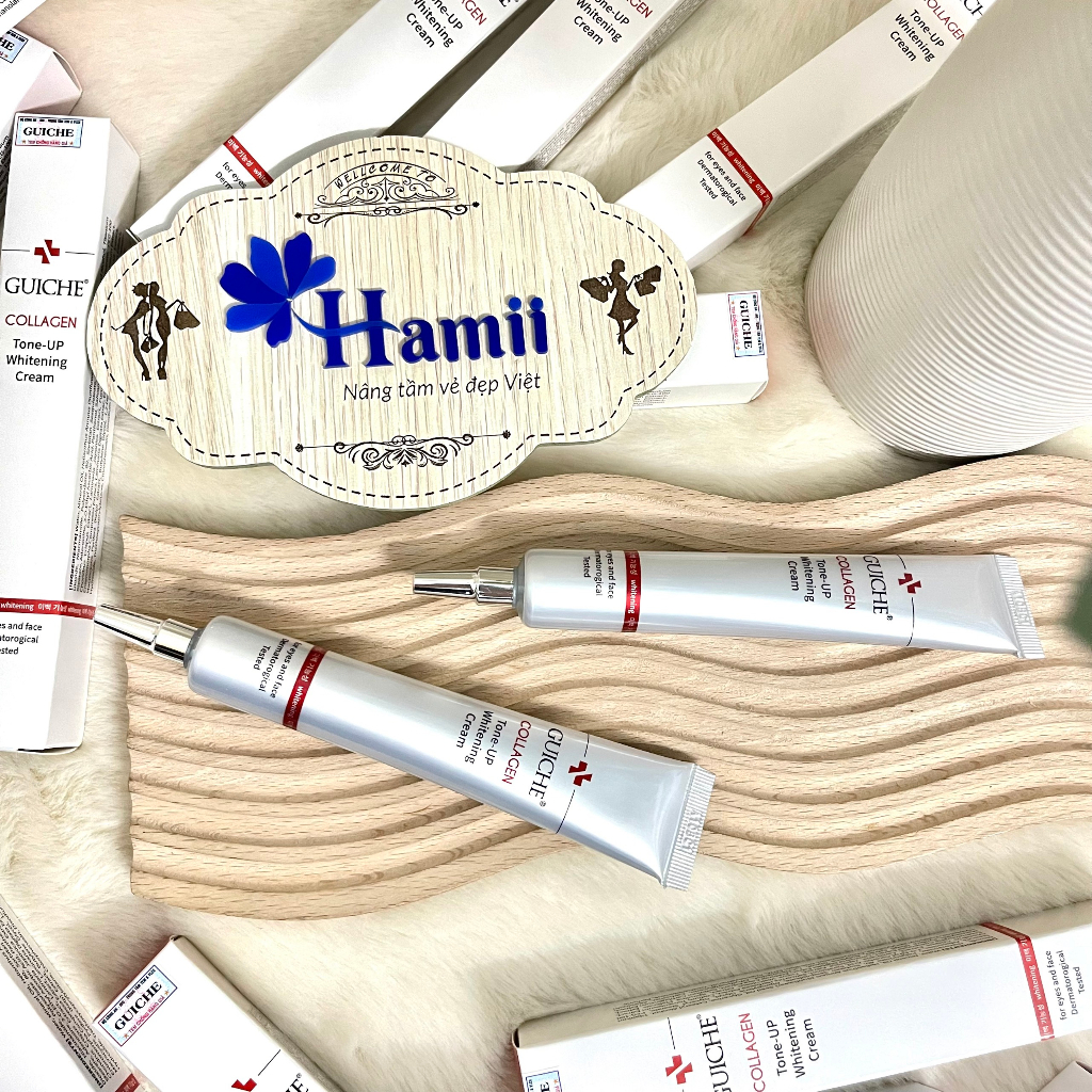 Kem làm Giảm Nám Guiche Collagen Tone Up Whitening Cream 35ml Hàn Quốc