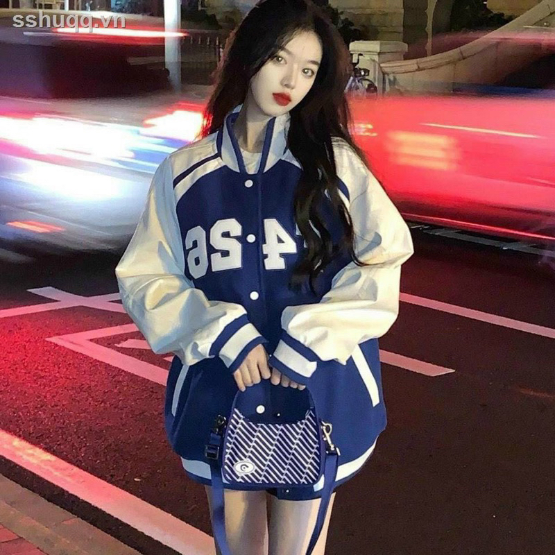 Áo khoác bomber Unisex chống nắng chất da, form rộng 2 lớp thêu đẹp cho nữ và nam, F426 - AN STORE