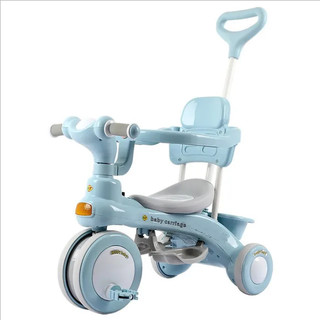 (Loại đẹp)Xe đẩy xe đạp 3 bánh đa năng 688 có nhạc đèn bánh 3 lớp chắc chắn