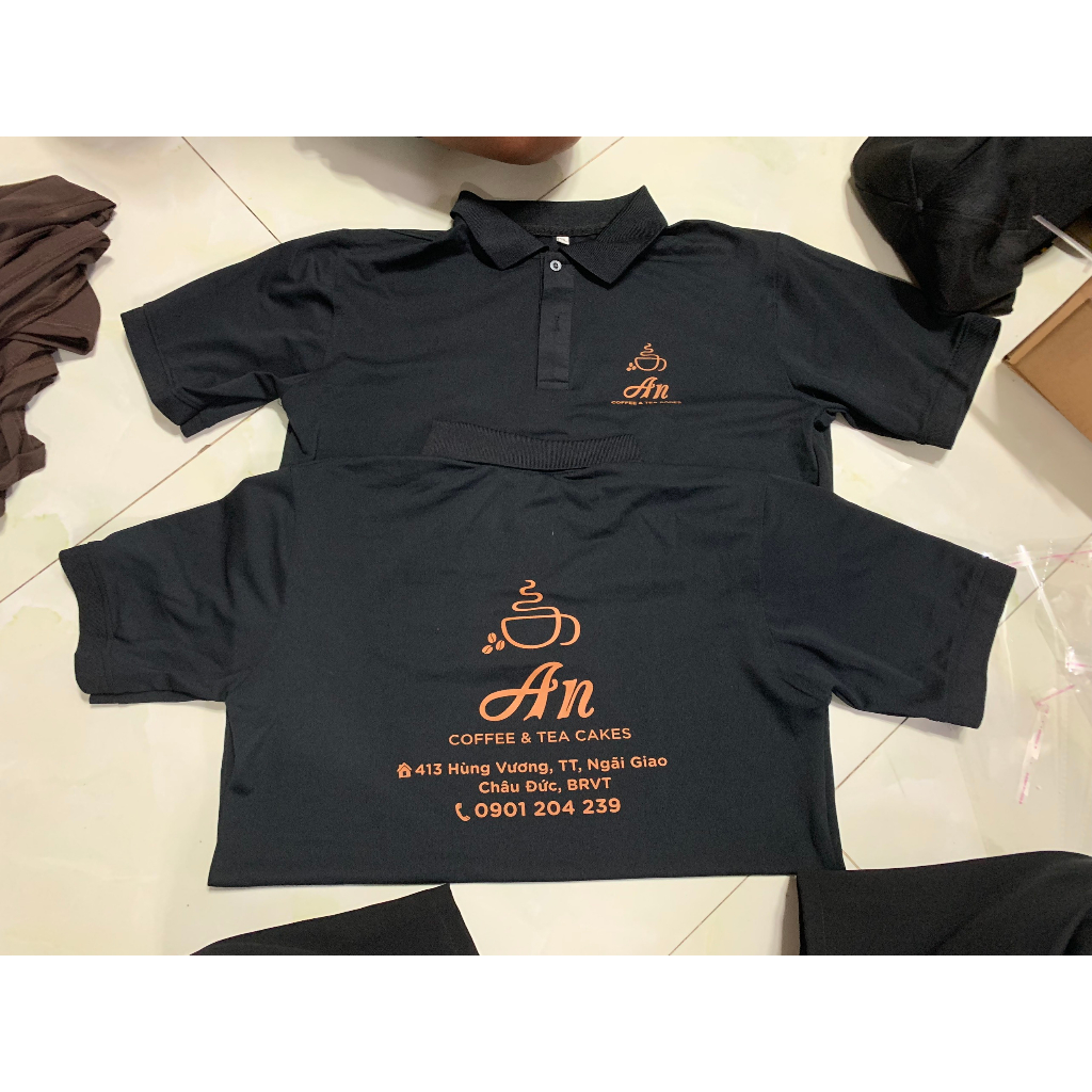 Đồng Phục quán cafe, nhóm, nhà hàng...Chất vải CÁ SẤU MÈ thoáng mát