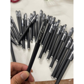 Sét 100 bút gel mực đen ngòi 0.38mm