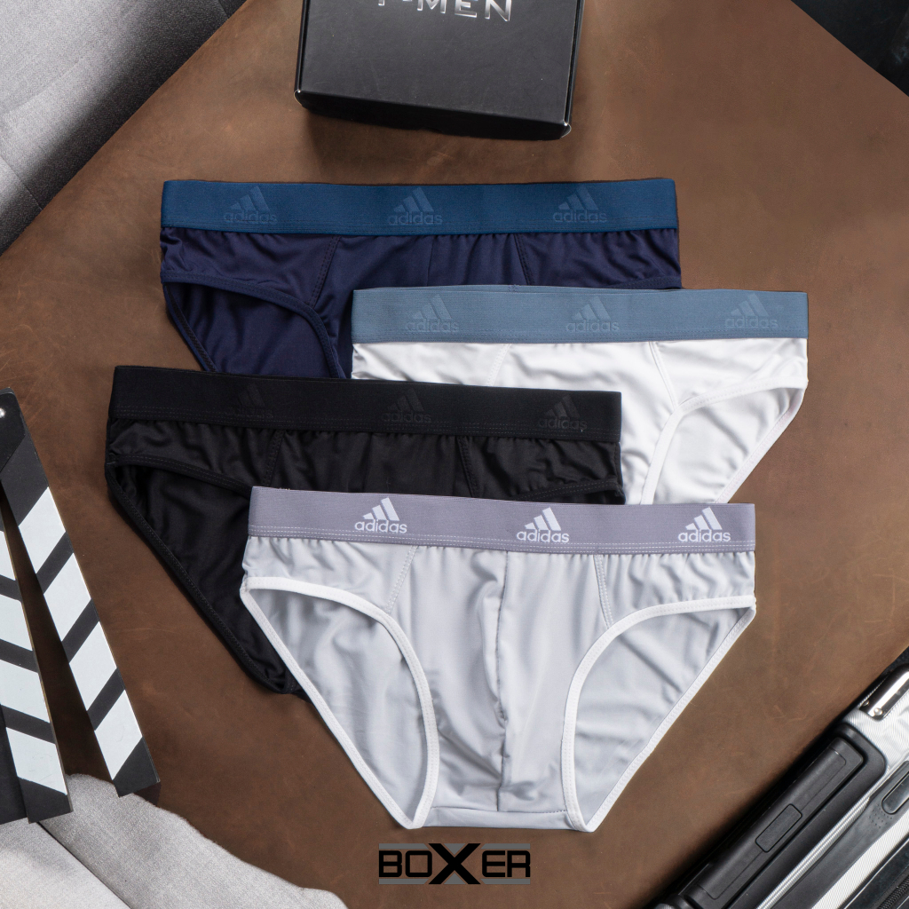 Combo 4 quần lót nam, quần sịp nam chất thun lạnh kháng khuẩn co giãn 4 chiều phong cách nam tính